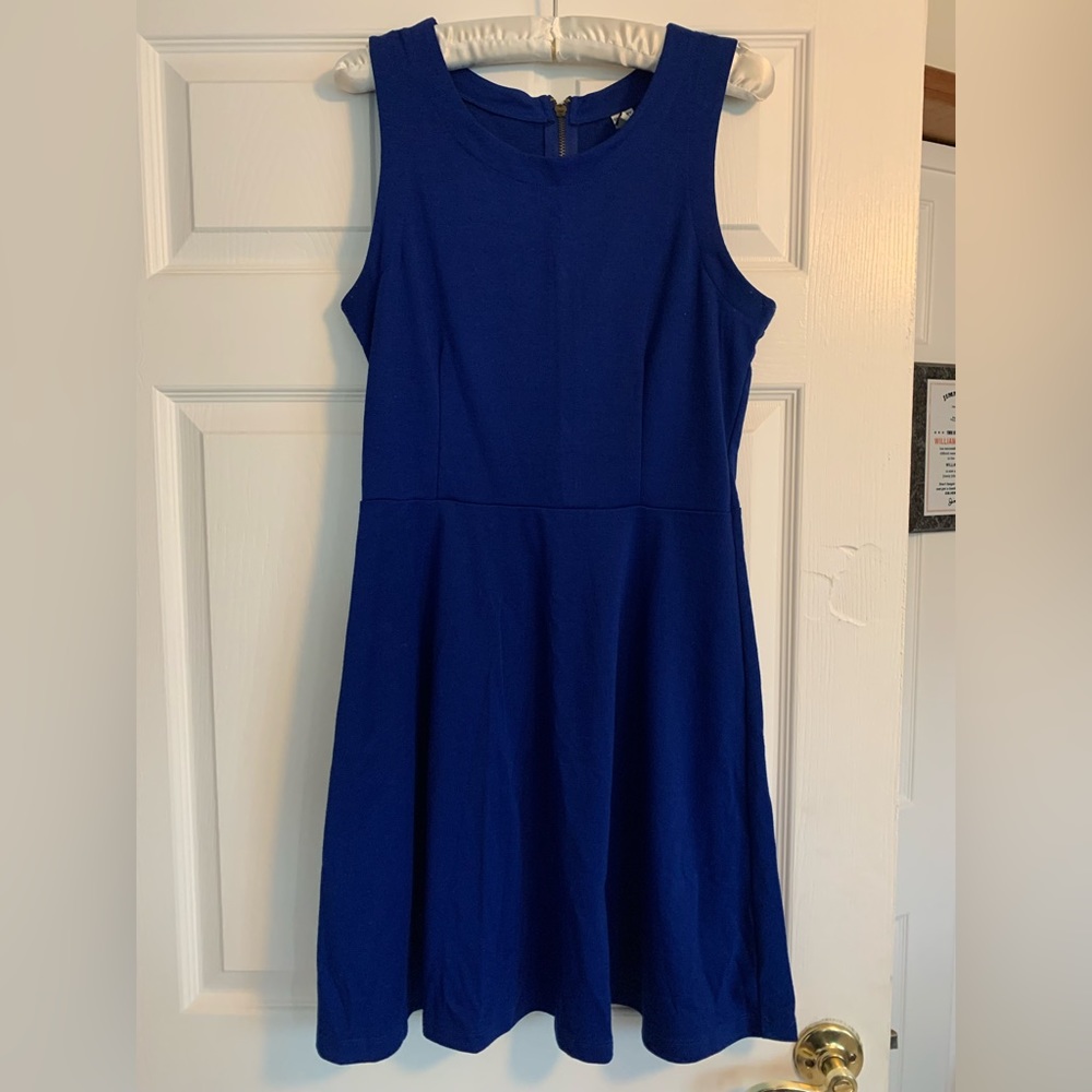GUC Blue Old Navy Fit and Flare dress size medium